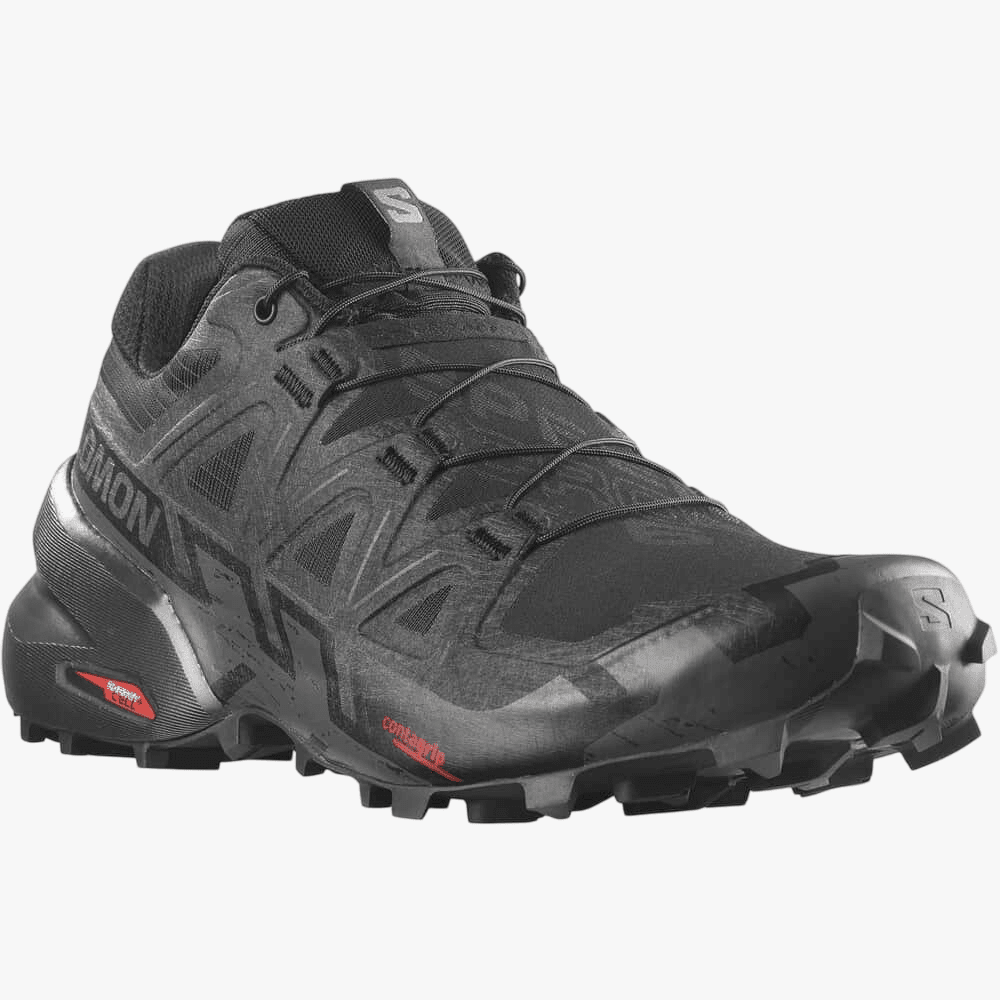 Salomon Womens Speedcross 6 Trail Black Black Phantom | Salomon