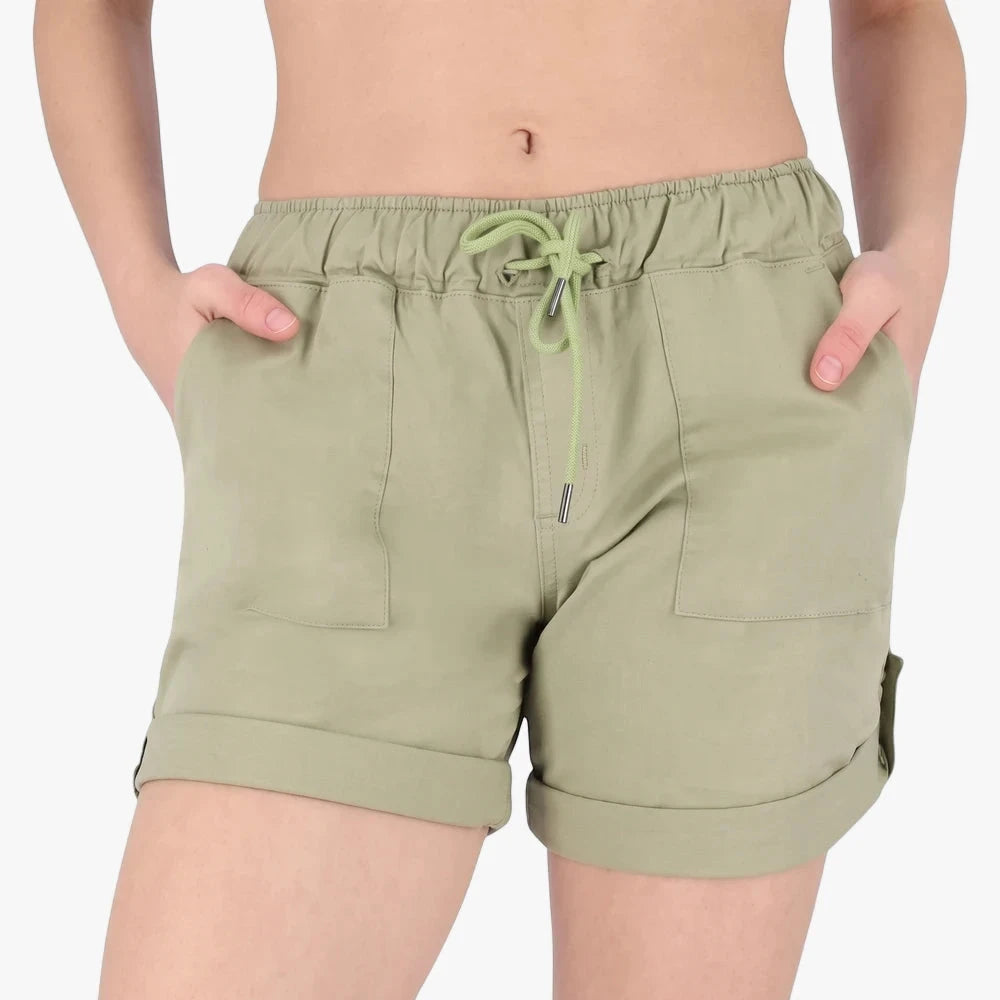 Salomon Womens Sundowner Shorts Granite Green | Salomon