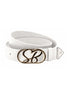 Sissy Boy Belt Sb Logo Buckle White | Sissy Boy