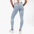 Sissy Boy Cara Skinny Mid Waist Jean Sateen Denim Light Vintage | Sissy Boy