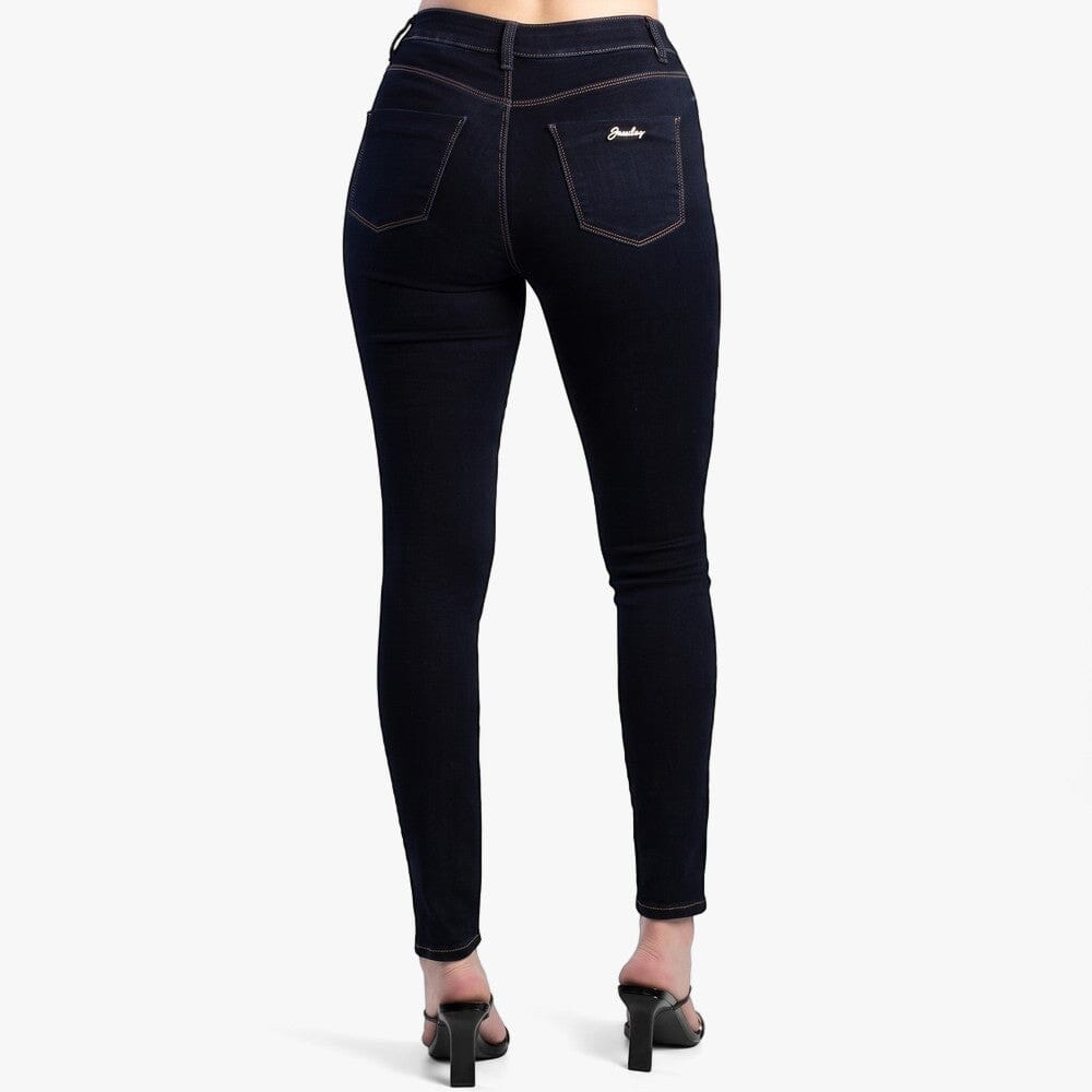 Sissy Boy Celine Skinny Mid Waist Jean Rinse Sateen Wash | Sissy Boy