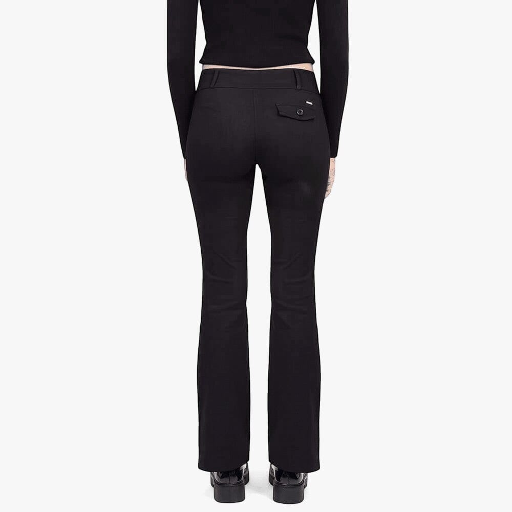 Sissy Boy Gill Bootleg Pants Thick Waistband Black | Sissy Boy