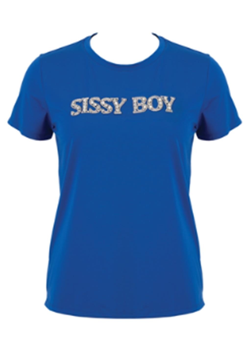 Sissy Boy Imperial Glitz Regular Tee Cobalt Blue