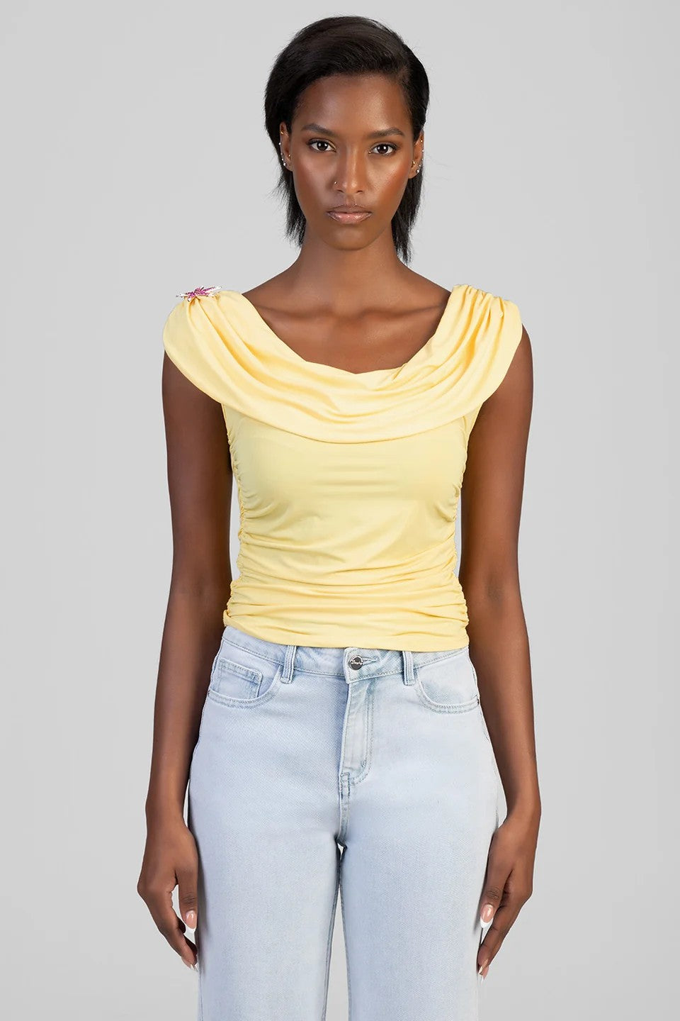 Sissy Boy Made Of Stars Top Yellow