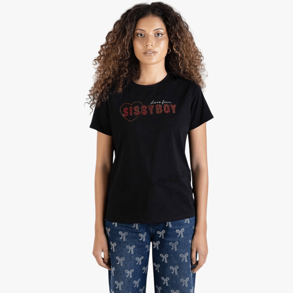 Sissy Boy My Forver Type Tee Black | Sissy Boy