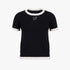 Sissy Boy New Obsession Knit Short Sleeve Top Black | Sissy Boy