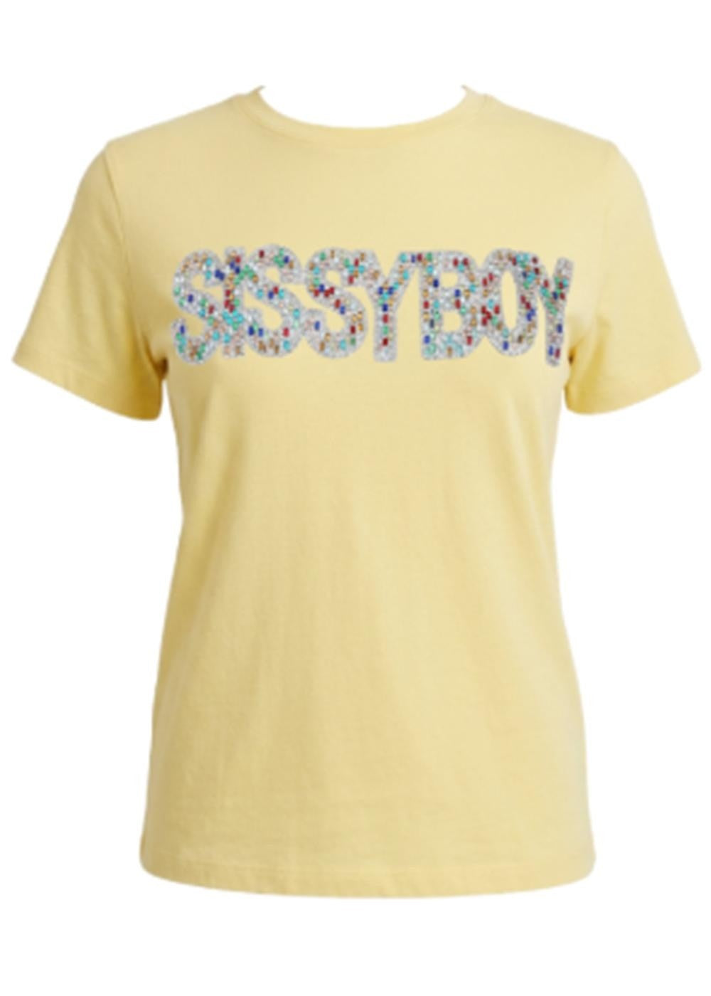 Sissy Boy Shades Of Summer Tee Pale Yellow