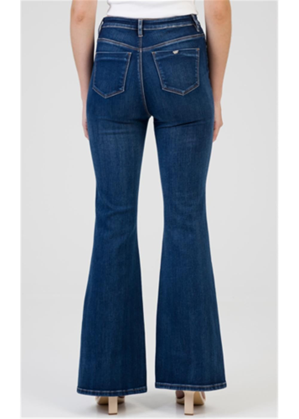 Sissy Boy Shannon Flare Leg High Waist Jean Dark Vintage