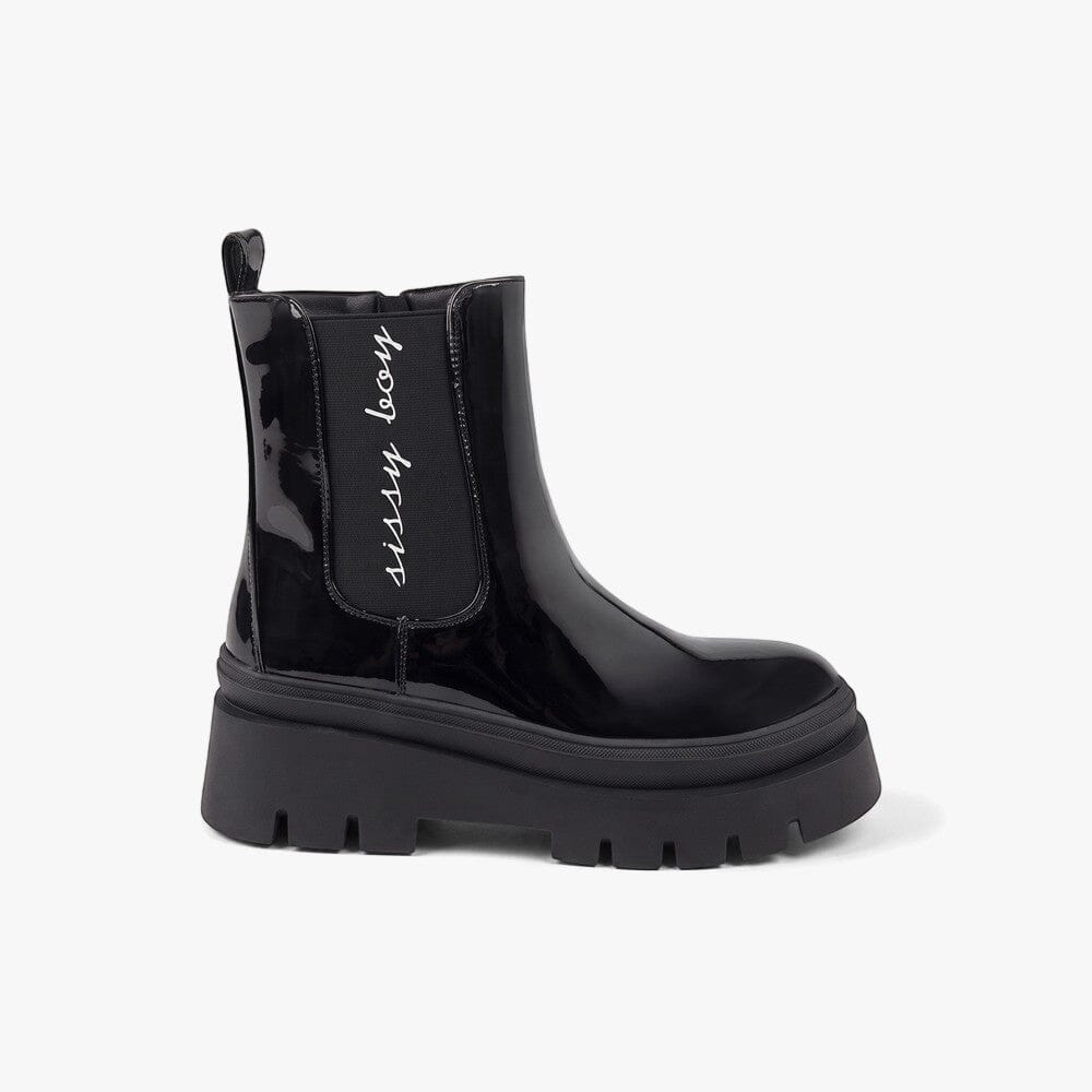 Sissy Boy Womens Alma Patent Boot Black | Sissy Boy