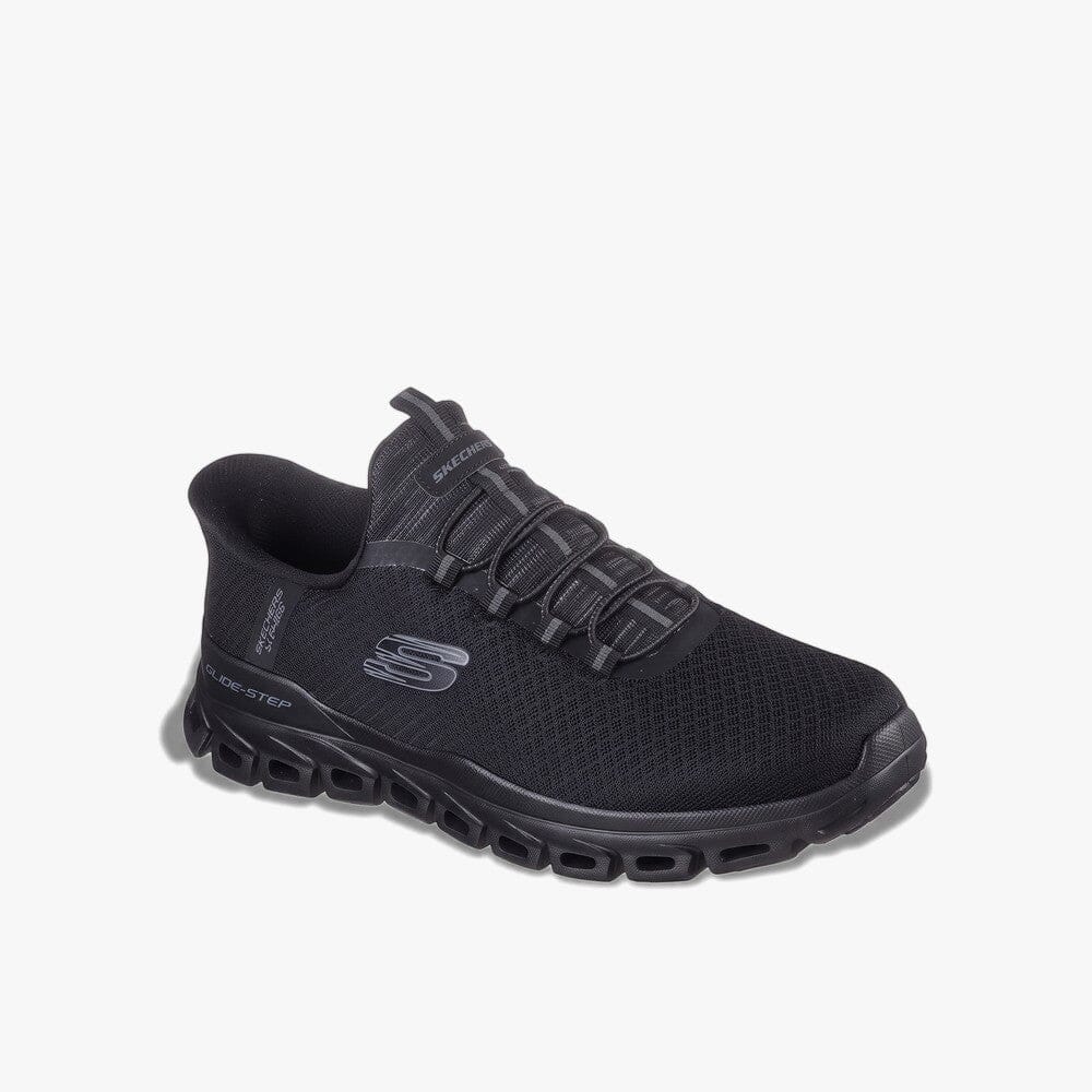 Skechers Mens Glide Step Sneaker Black | Skechers