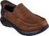 Skechers Mens Parson Slip On Oswin Red Brown | Skechers
