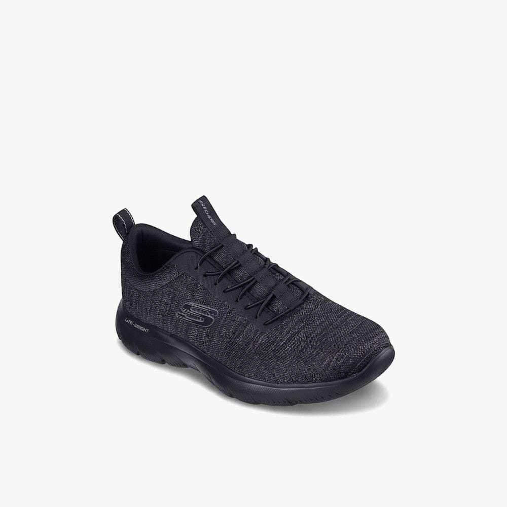 Skechers Mens Summits Sneaker Black Black | Skechers