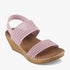 Skechers Womens Beverlee Wedge Sandal Pink | Skechers