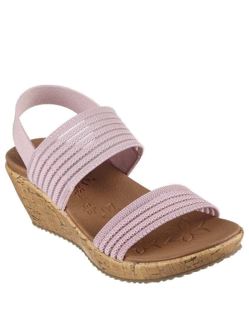Skechers Womens Beverlee Wedge Sandal Pink | Skechers