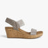 Skechers Womens Beverlee Wedge Sandal Taupe | Skechers