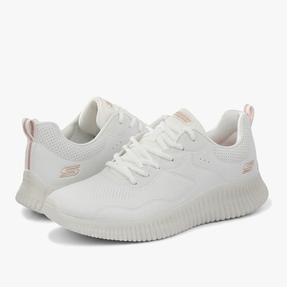 Skechers Womens Bob Geo Off White | Skechers