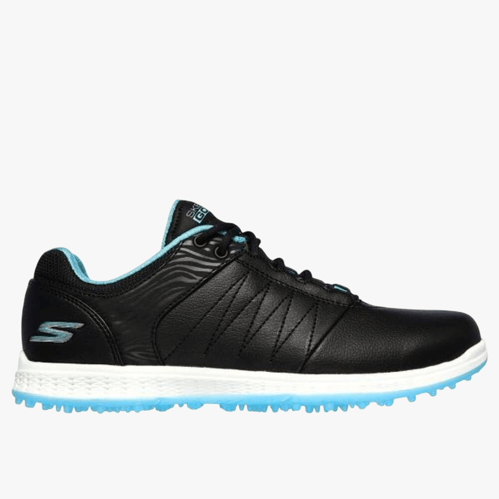Skechers Womens Go Golf Pivot Shoe Black Turq | Skechers