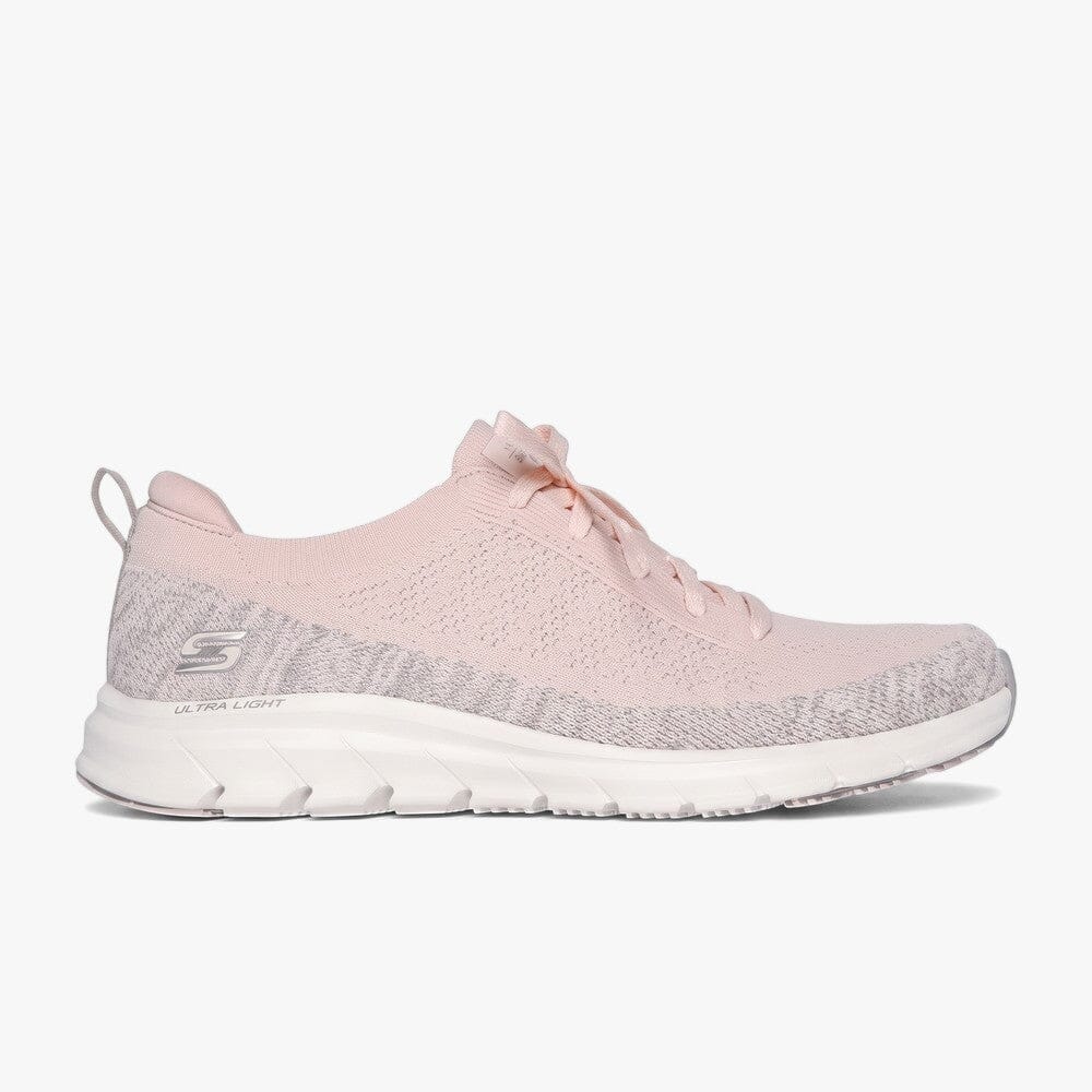 Skechers Womens Pure Flex Sneaker Pink Gray | Skechers