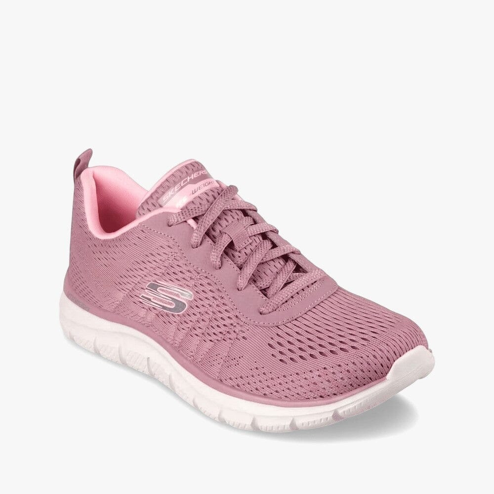 Skechers Womens Track Sneaker Dark Rose | Skechers