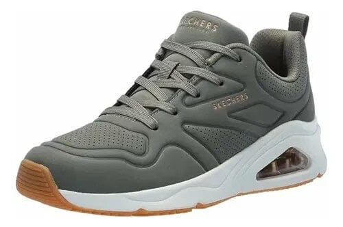 Skechers Womens Tres Air Uno Olive | Skechers