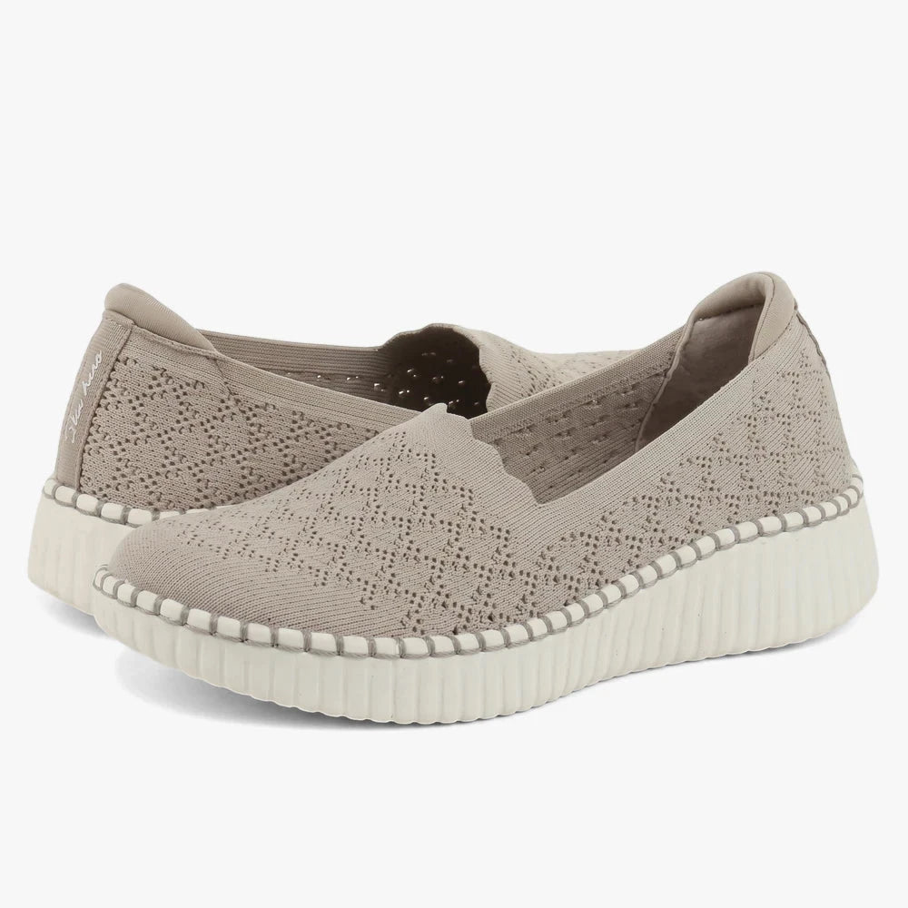 Skechers Womens Wilshire Blvd Shoe Taupe | Skechers