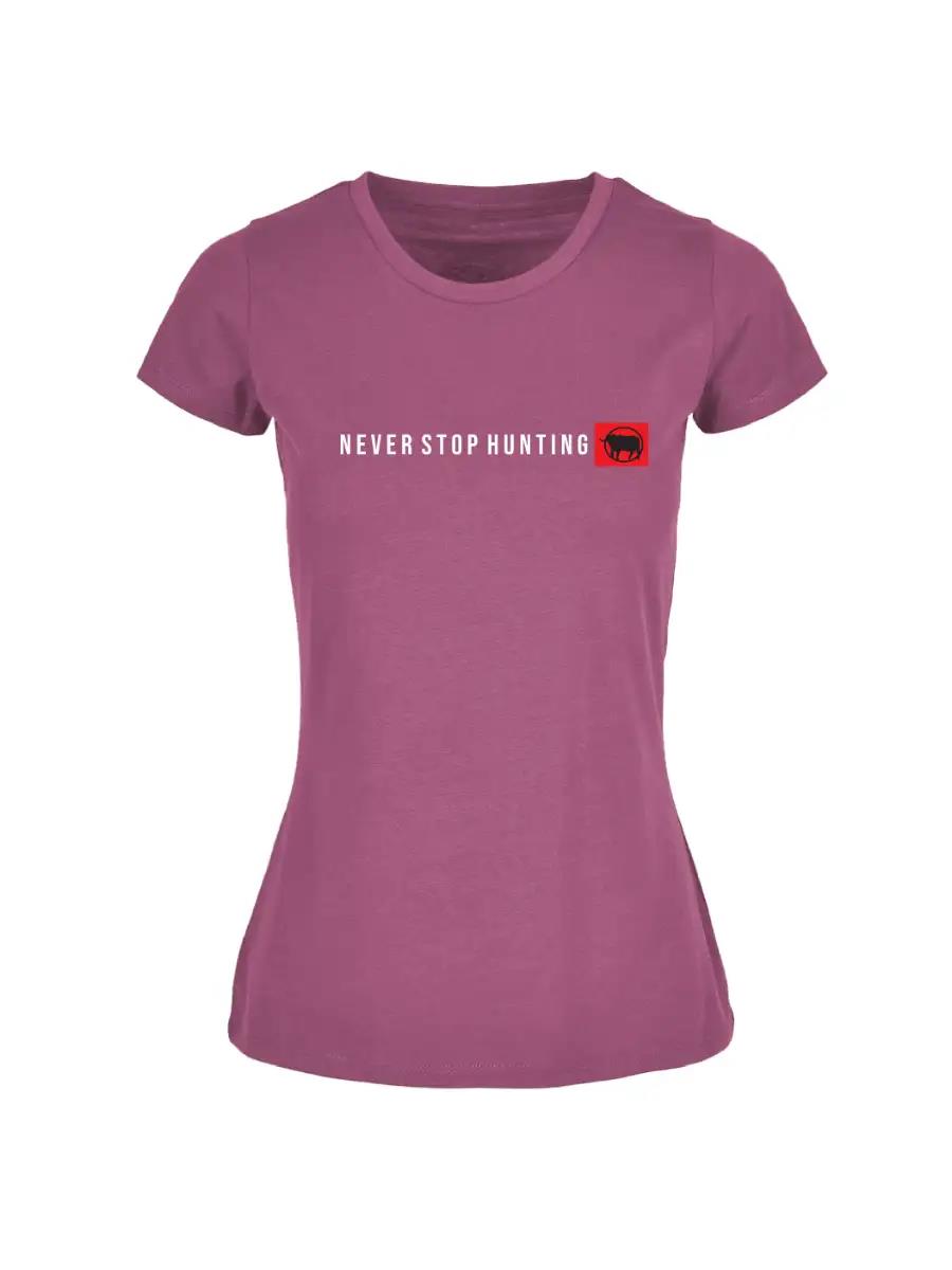 Sniper Womens Never Stop Short Sleeve Tee Rose Pink