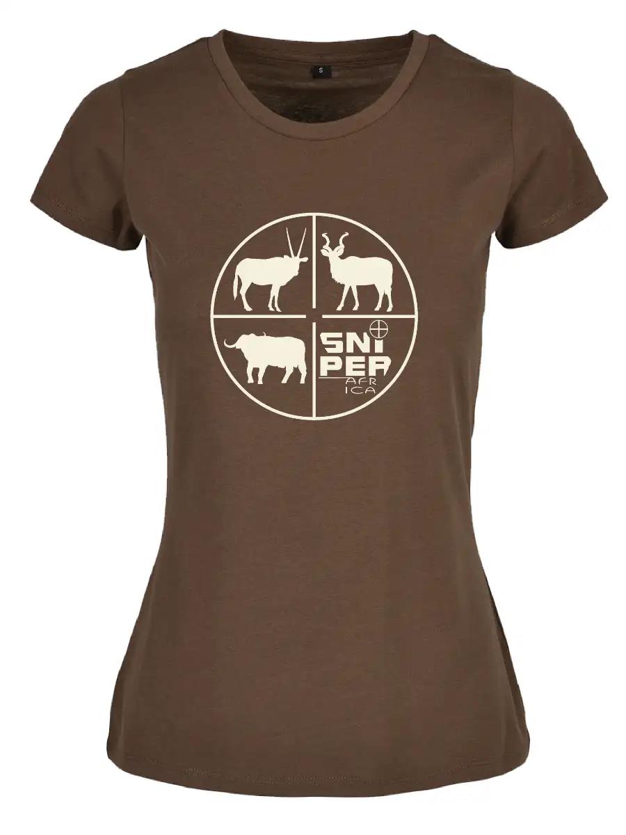 Sniper Womens Retical Tee Cayote