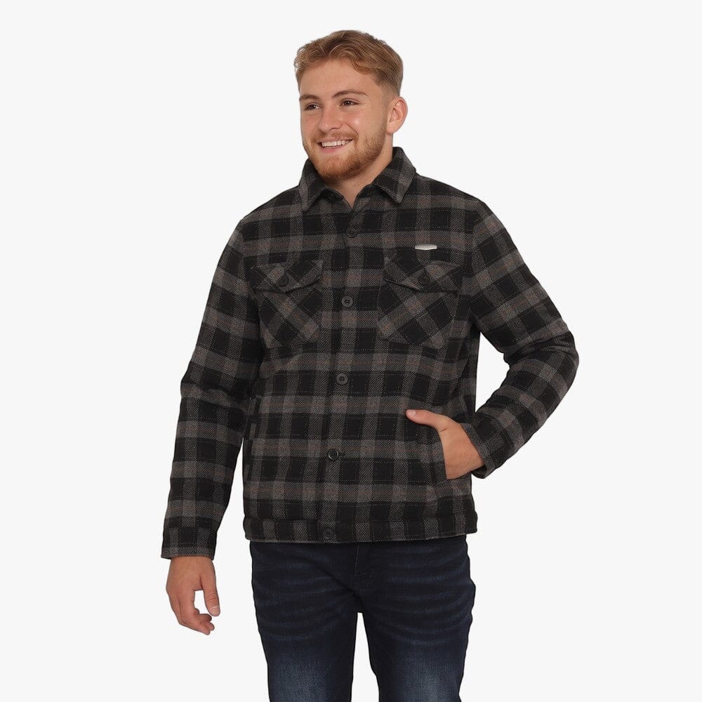 Soviet Mens Boden Check Jacket Black | Soviet