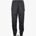 Black Soviet Mens Mueller fashion trackpants featuring a mesh texture and drawstring waist on a white background.
