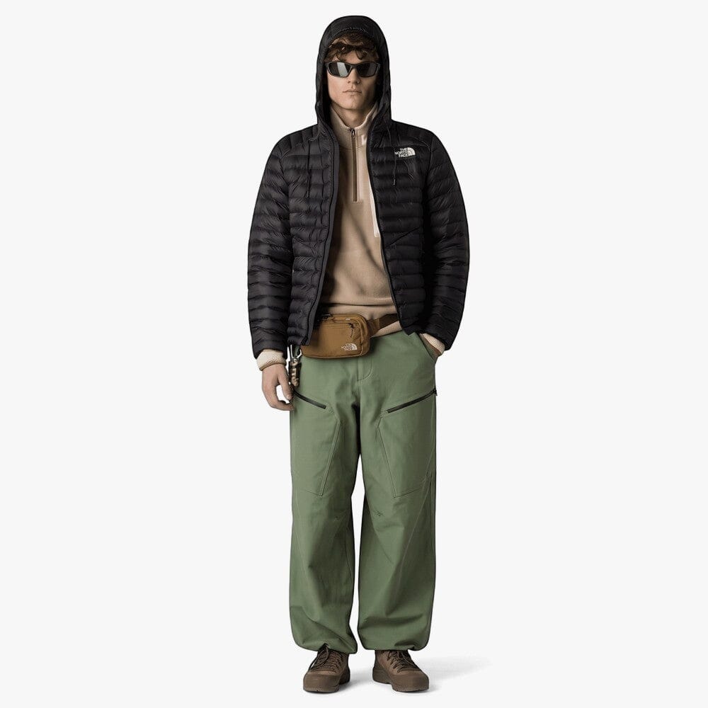 The North Face Mens Huila Synthetic Hooded Jacket Black Asphalt Grey | The North Face