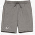 Under Armour Boys Rival Fleece Shorts Castlerock Light Grey Heather | Under Armour