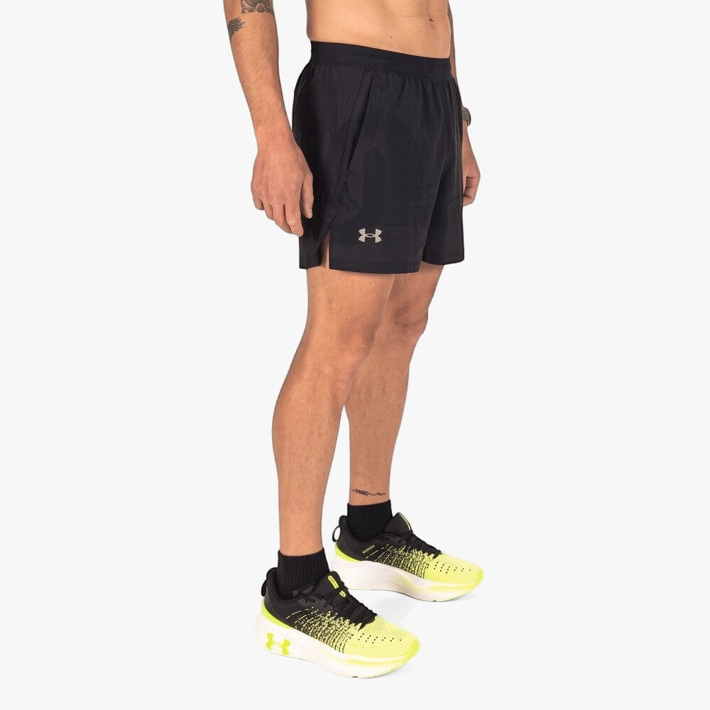 Under Armour Mens Launch 5" Shorts 001 Black | Under Armour