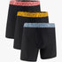 Under Armour Mens Perf Cotton 6" 3 Pack Boxer 006 Black | Under Armour