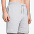 Under Armour Mens Rival Fleece Shorts Castlerock Light Grey Heather | Under Armour