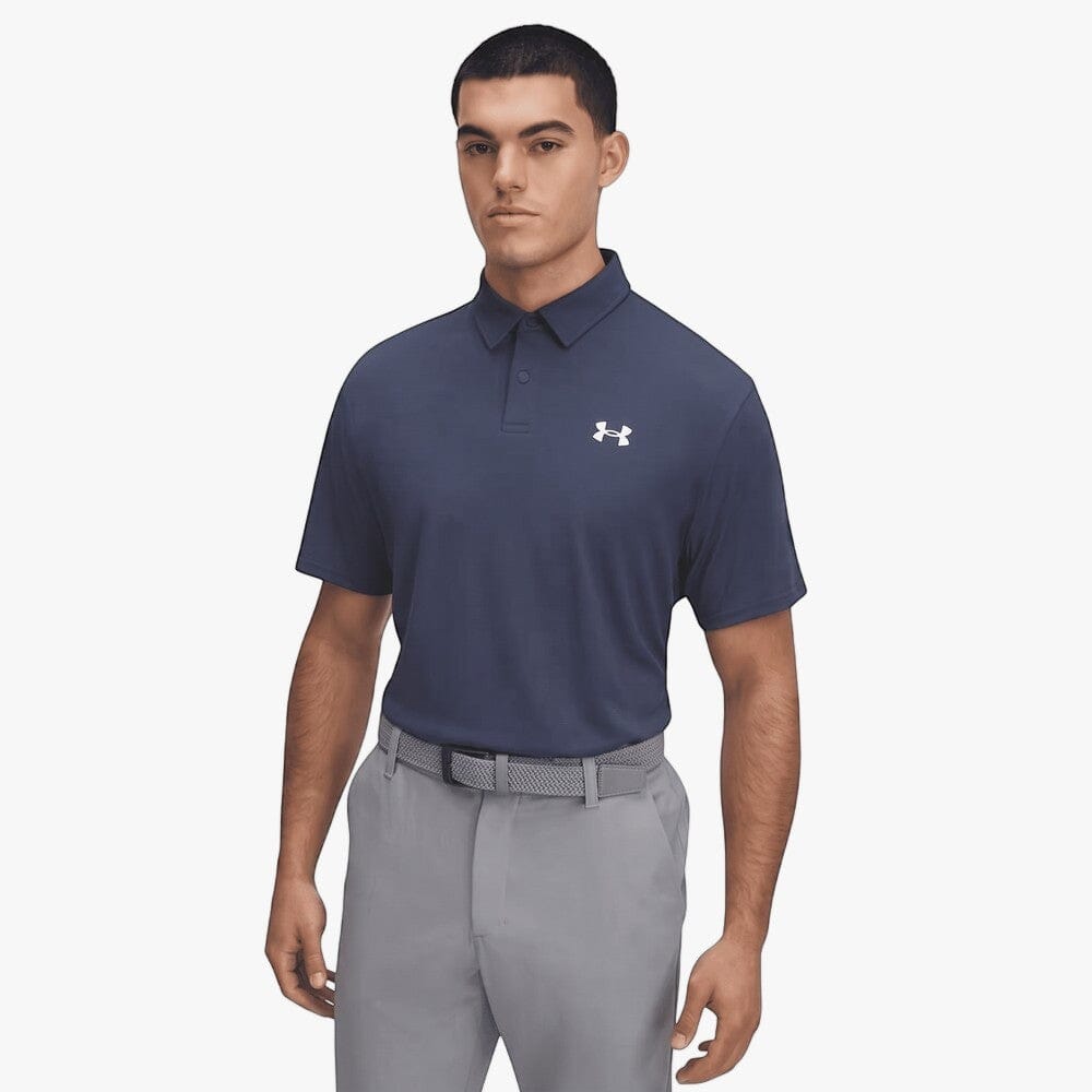 Under Armour Mens T2g Short Sleeve Golfer 044 Grey | Under Armour