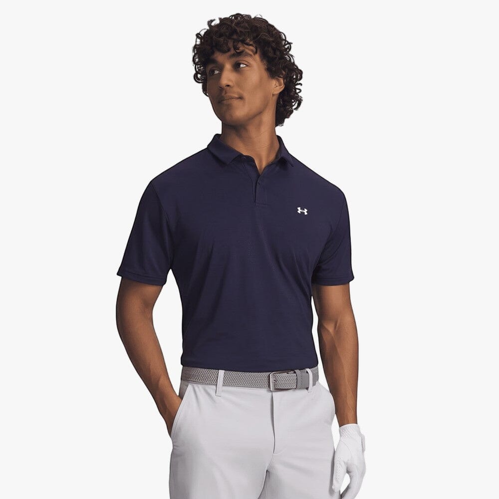 Under Armour Mens T2g Short Sleeve Golfer 410 Navy | Under Armour