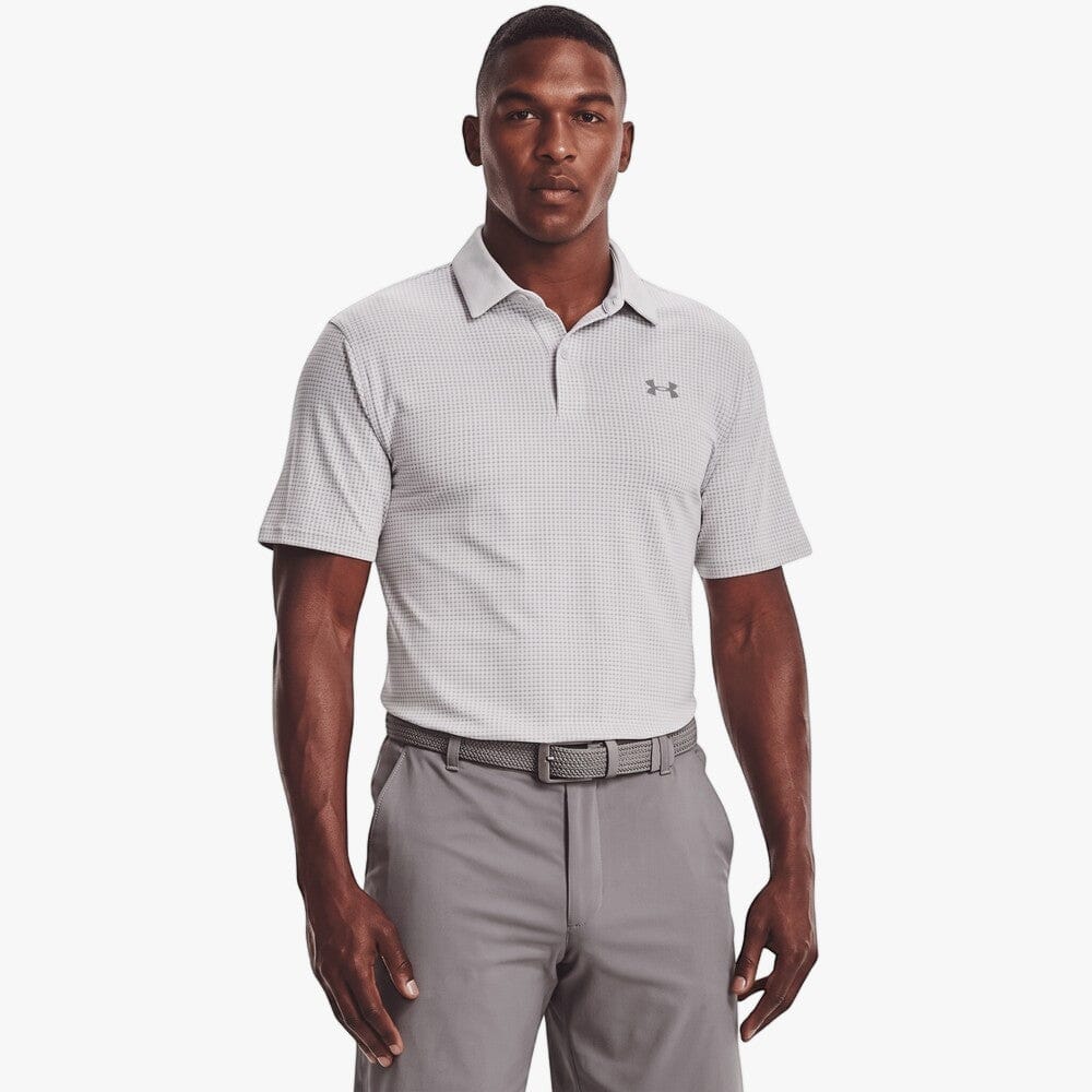 Under Armour Mens T2g Short Sleeve Golfer 069 Titanium | Under Armour