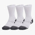Under Armour Perf Tech 3 Pack Crew Socks White | Under Armour