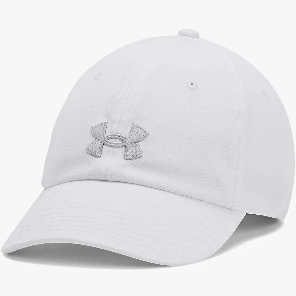 Under Armour Womens Blitzing Adj Cap 100 White | Under Armour