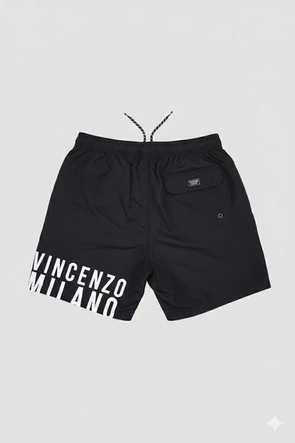 Vincenzo Milano Mens Swim Shorts Black | Enrico Coveri