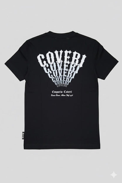 Enrico Coveri Mens Short Sleeve Tee Black | Enrico Coveri