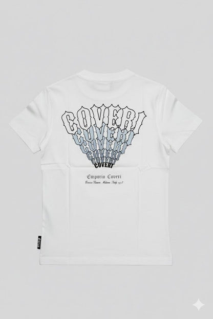 Enrico Coveri Mens Short Sleeve Tee Off White | Enrico Coveri