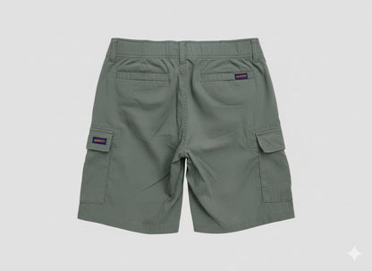 Wearfirst Mens Cargo Tech Shorts Olive | Wearfirst