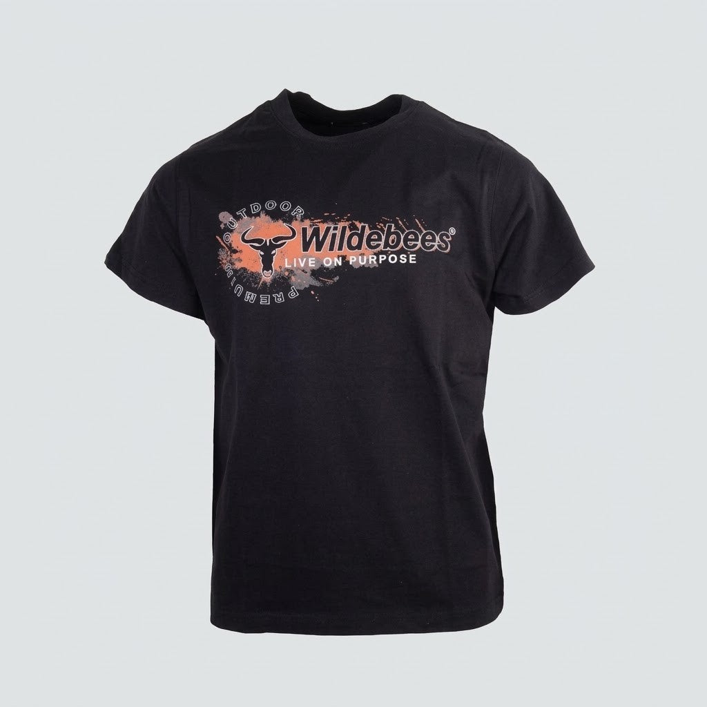 Wildebees Boys Off Trail Tee Black