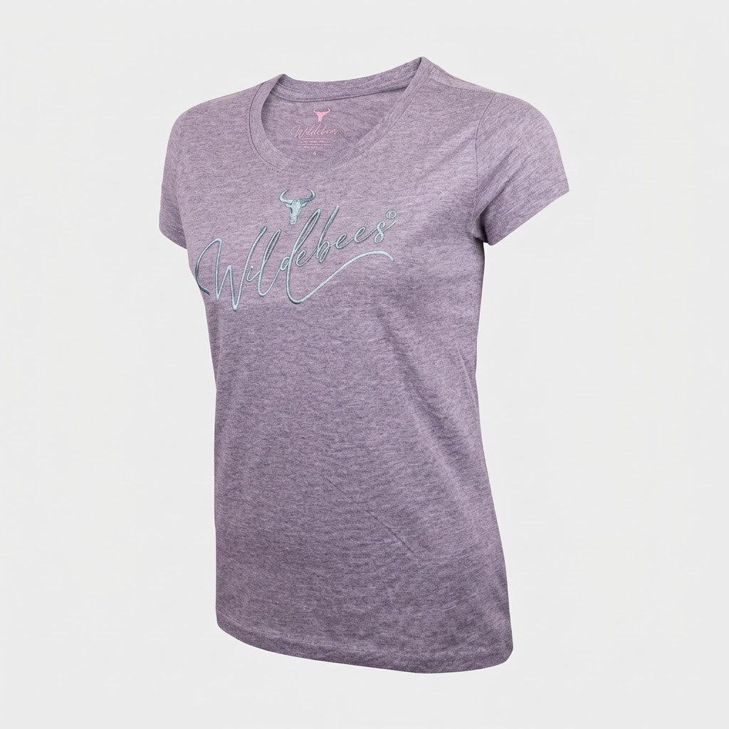 Wildebees Freestyle Embroid Tee Grey Mel