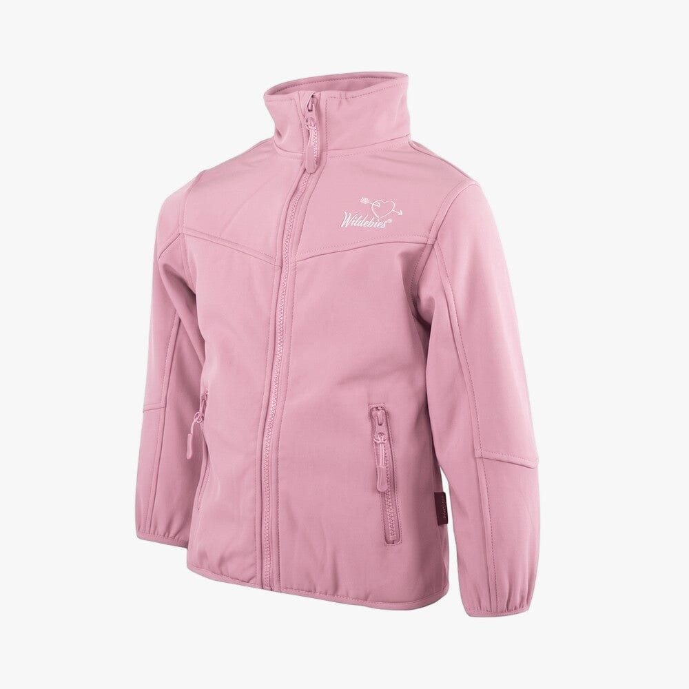 Wildebees Girls Plain Softshell Jacket Rose Shadow | Wildebees