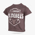 Wildebees Kids Puff Badge Short Sleeve Tee Pewter | Wildebees