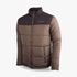 Wildebees Mens Colourblock Puffer Jacket Black Olive | Wildebees