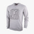 Wildebees Mens Concrete Crew Splatter Crew Sweater Grey Mel | Wildebees