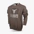 Wildebees Mens Concrete Crew Splatter Crew Sweater Light Olive Mel | Wildebees